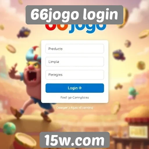 Recursos disponíveis após o login no 66jogo